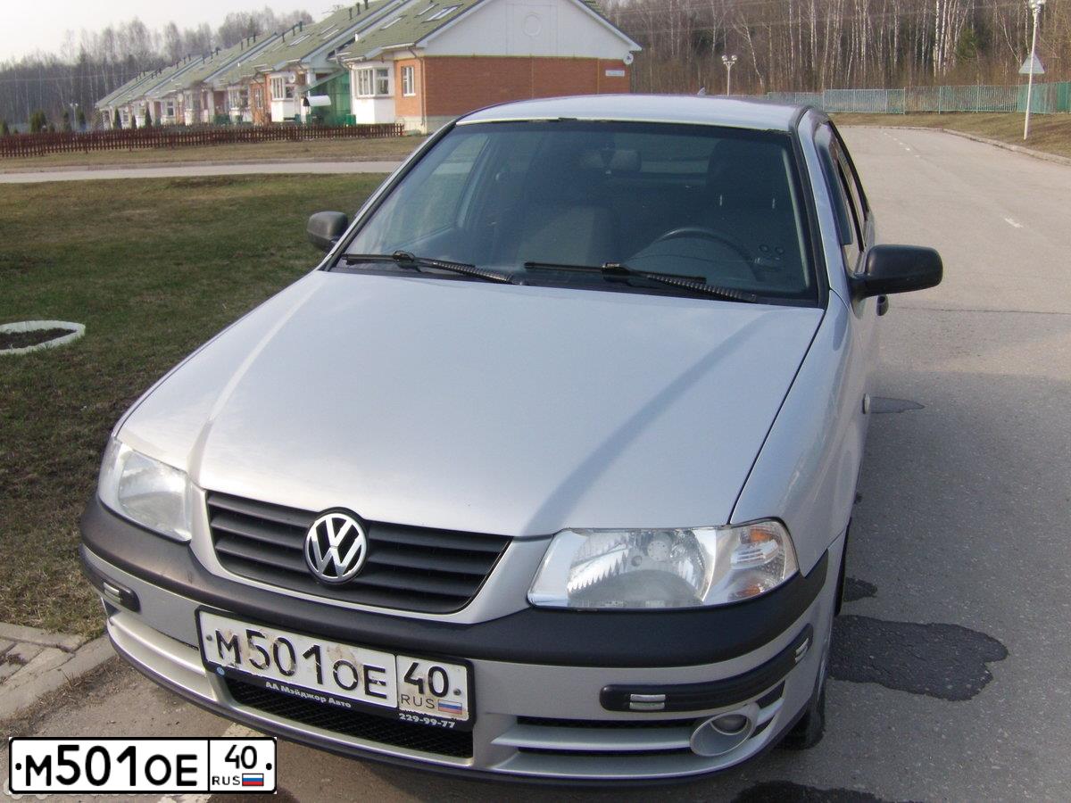 Фото автомобиля VOLKSWAGEN POINTER, 2005 — госномер М501ОЕ40. Цвет: СЕРЕБРИСТЫЙ