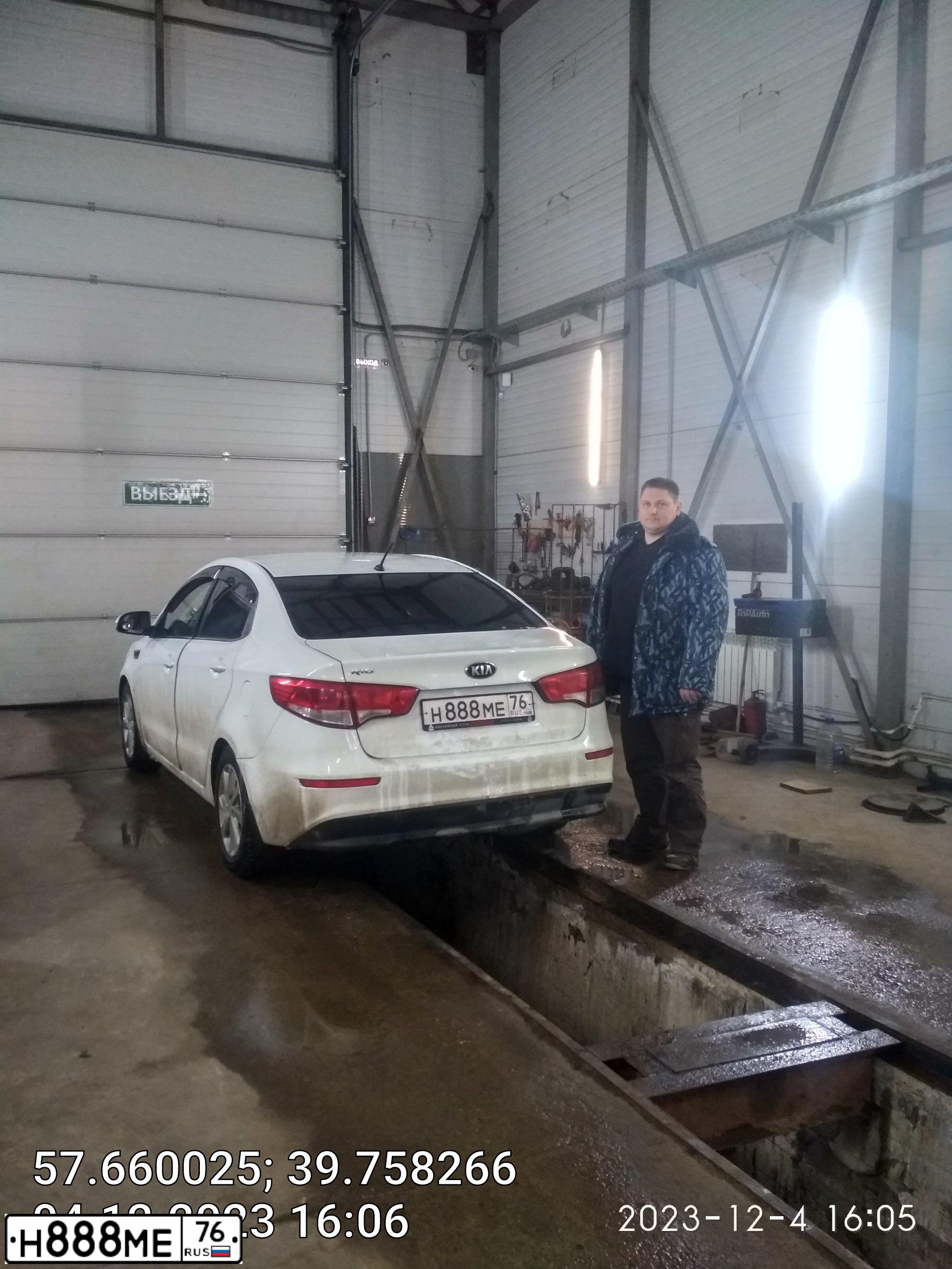 Фото автомобиля KIA RIO, 2016 — госномер О387ХР44