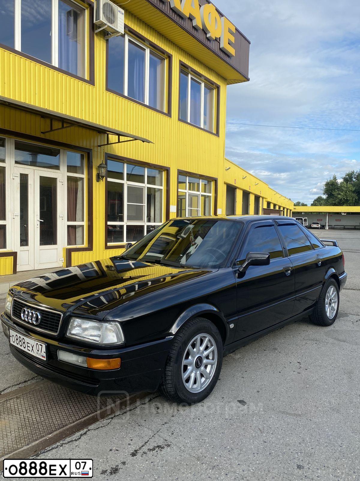 Фото автомобиля AUDI 80, 1992 — госномер Т868ВС193. Цвет: ЧЕРНЫЙ