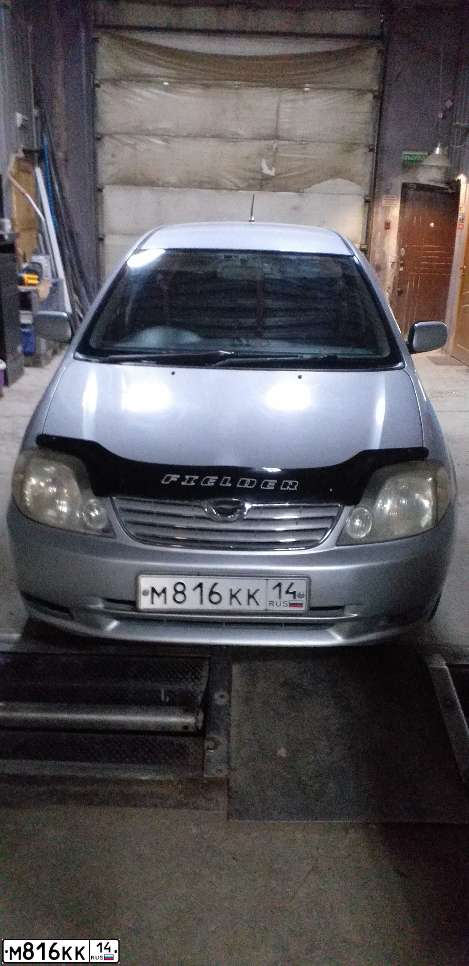 Фото автомобиля TOYOTA COROLLA FIELDER, 2002 — госномер Е223НМ14