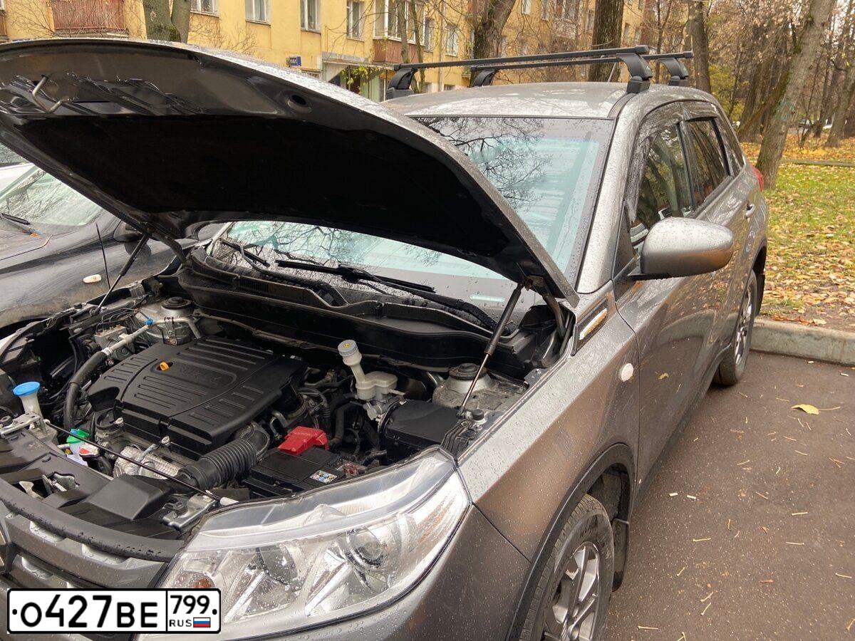 Фото автомобиля SUZUKI VITARA, 2021 — госномер А706ЕН797. Цвет: СЕРЫЙ