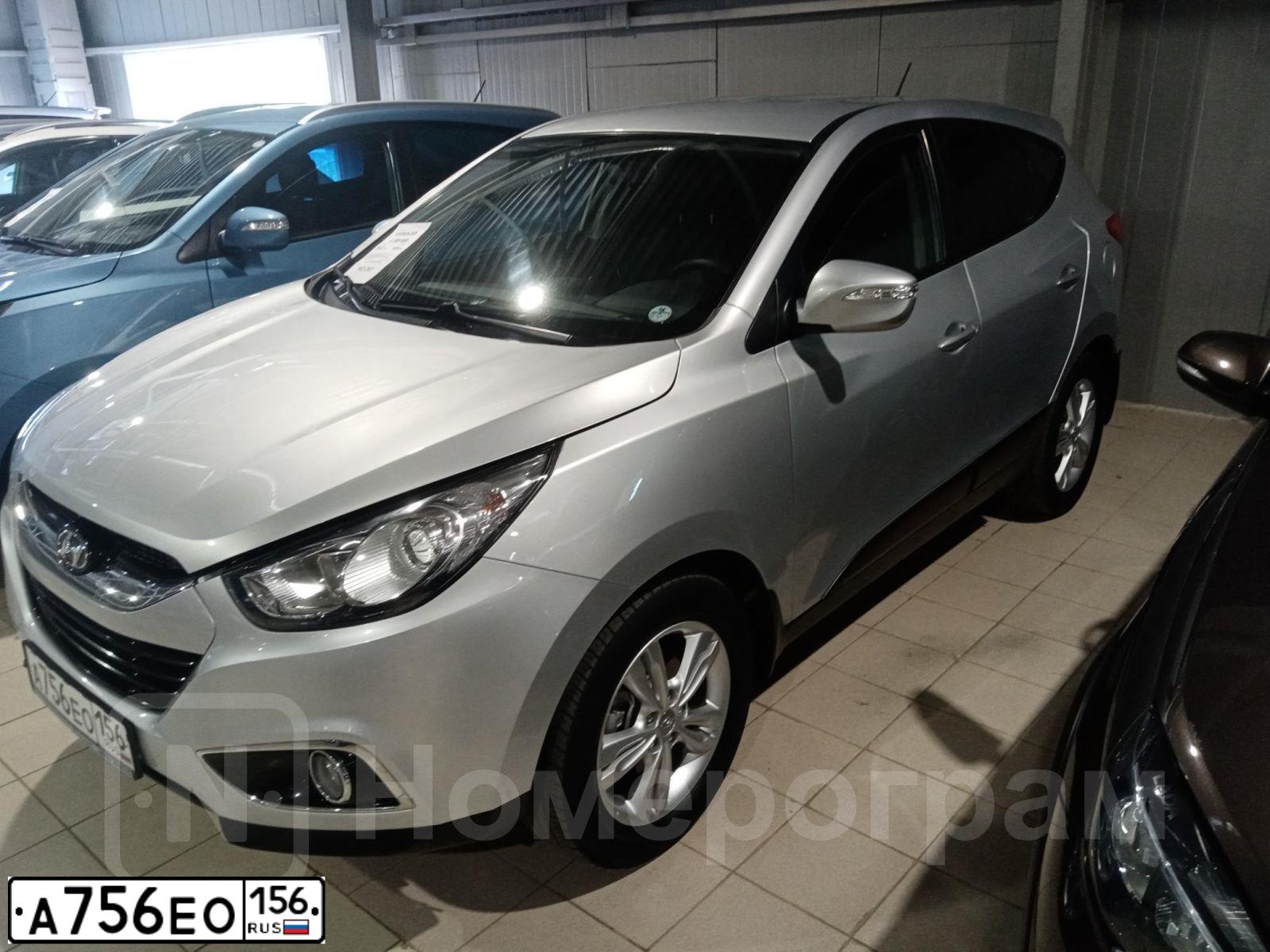 Фото автомобиля HYUNDAI IX35, 2012 — госномер С760УО116. Цвет: Серебристый