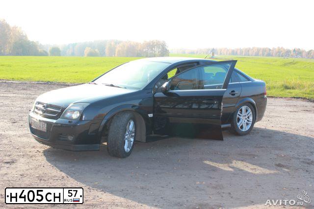 Фото автомобиля OPEL VECTRA, 2003 — госномер Н405СН57. Цвет: ЧЕРНЫЙ