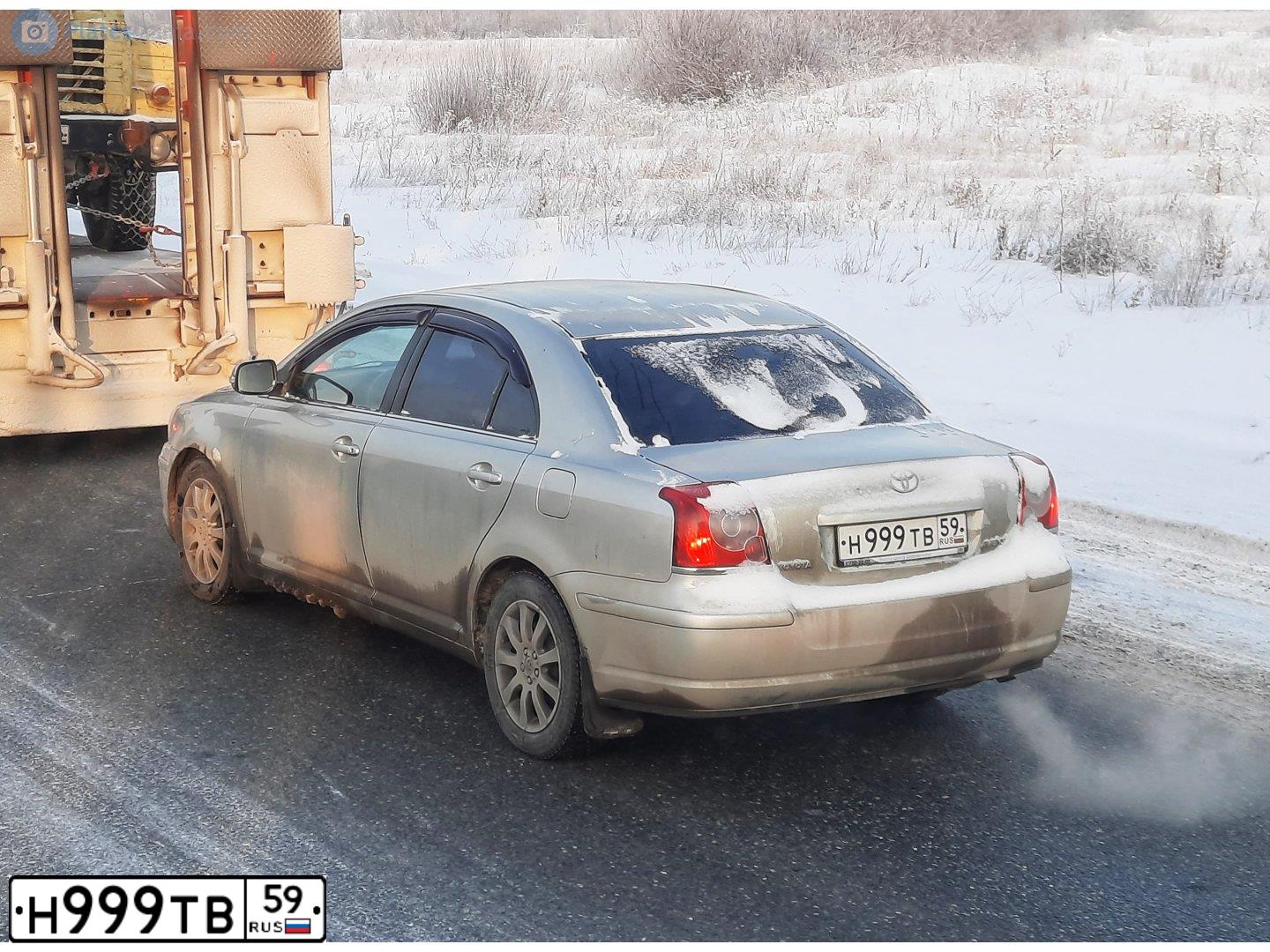 Фото автомобиля TOYOTA AVENSIS, 2006 — госномер Н999ТВ59