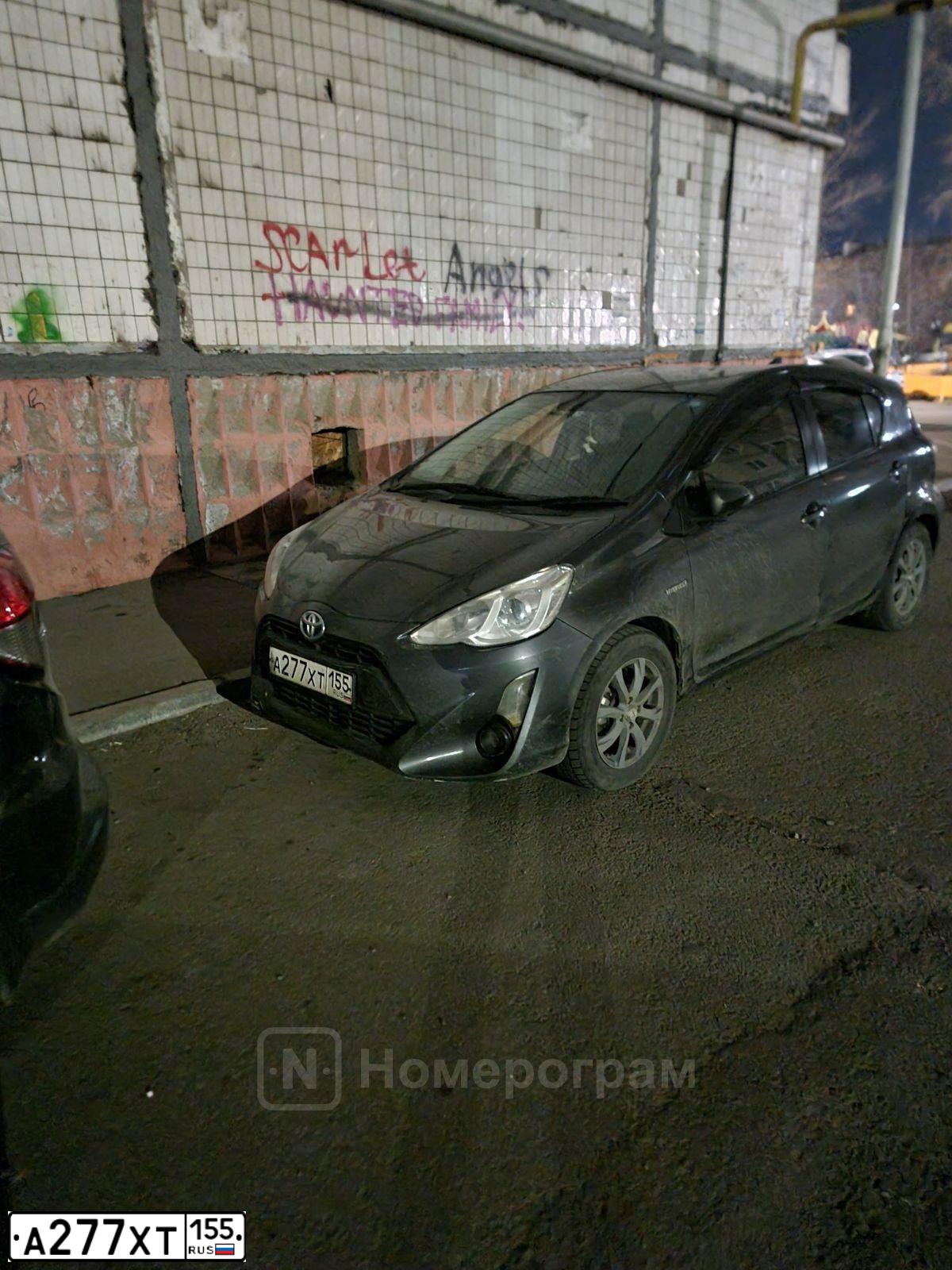 Фото автомобиля TOYOTA AQUA, 2015 — госномер А277ХТ155