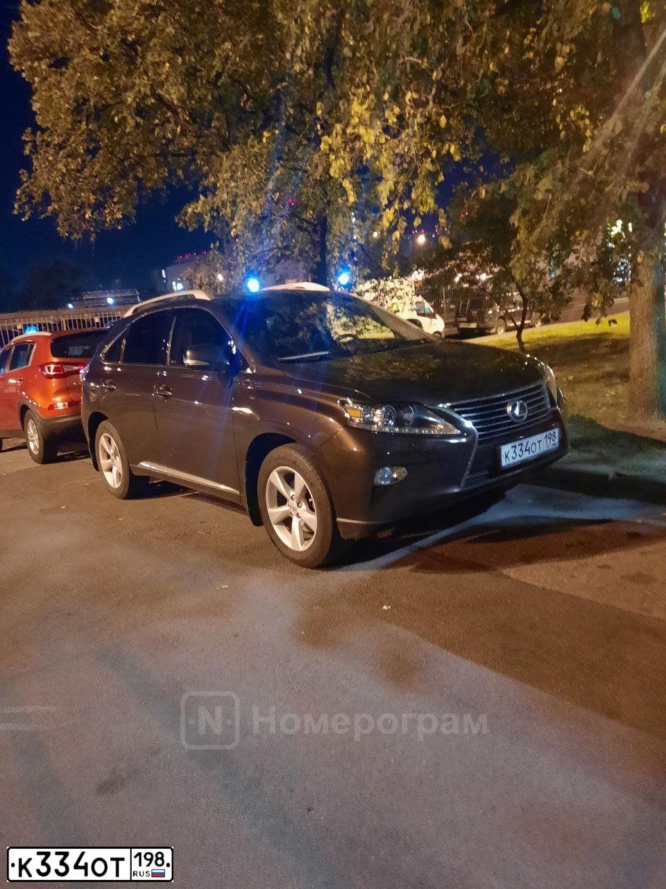 Фото автомобиля LEXUS RX, 2015 — госномер С479ВВ198. Цвет: бронзовый