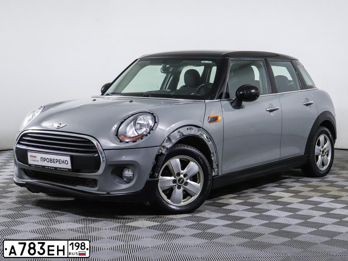 Фото автомобиля MINI МИНИ COOPER, 2018 — госномер М536ВС35. Цвет: Серый