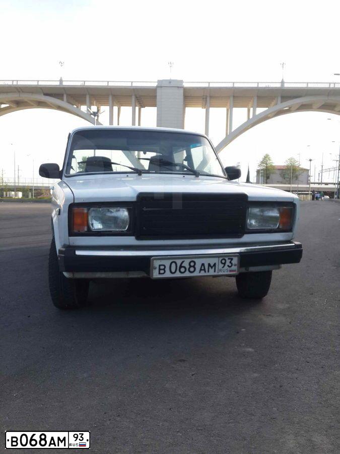 Фото автомобиля LADA 2107, 2006 — госномер В068АМ93. Цвет: ЯРКО-БЕЛЫЙ