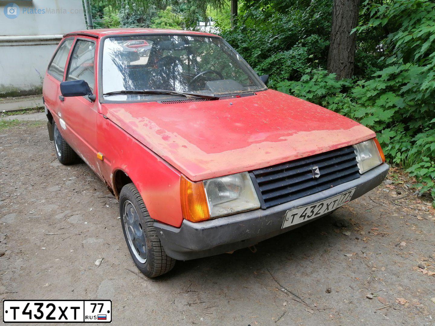 Фото автомобиля ZAZ -1102 TAVRIA, 1995 — госномер К737ЕО797. Цвет: РУБИН