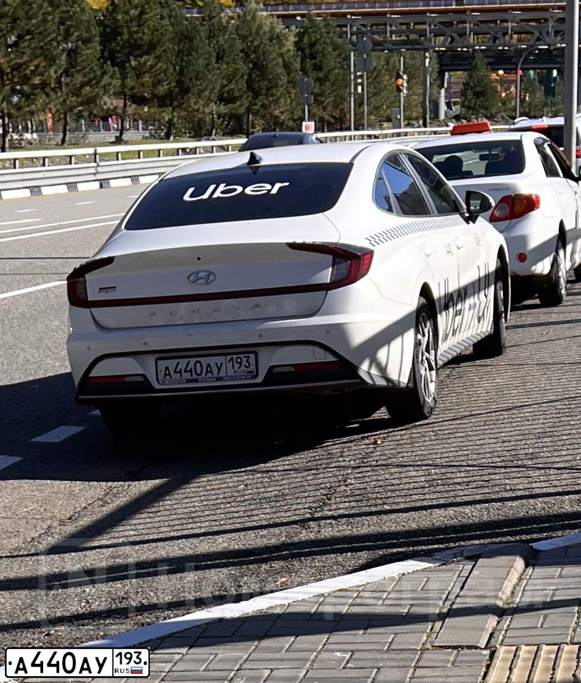 Фото автомобиля HYUNDAI SONATA, 2020 — госномер Т587ВК323. Цвет: Белый