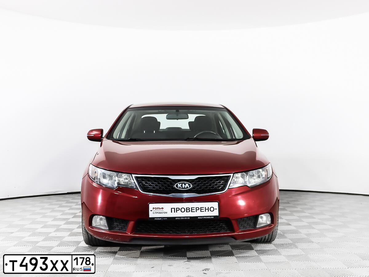 Фото автомобиля KIA CERATO, 2011 — госномер Н166УО198. Цвет: КРАСНЫЙ