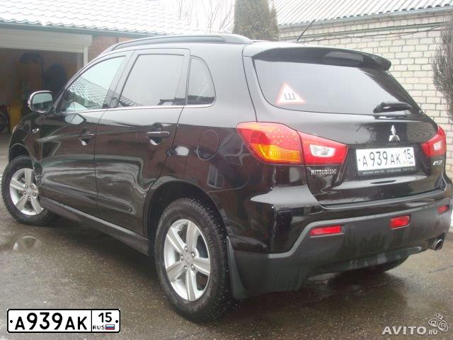 Фото автомобиля MITSUBISHI ASX, 2012 — госномер С812ЕО58. Цвет: ЧЕРНЫЙ