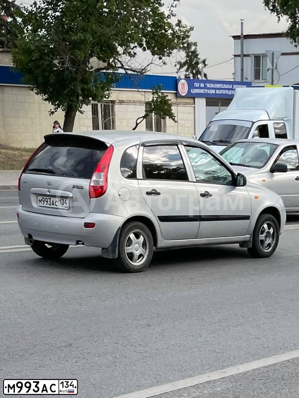 Фото автомобиля LADA 1119 KALINA, 2011 — госномер Р622НН34. Цвет: СЕРЕБРИСТЫЙ