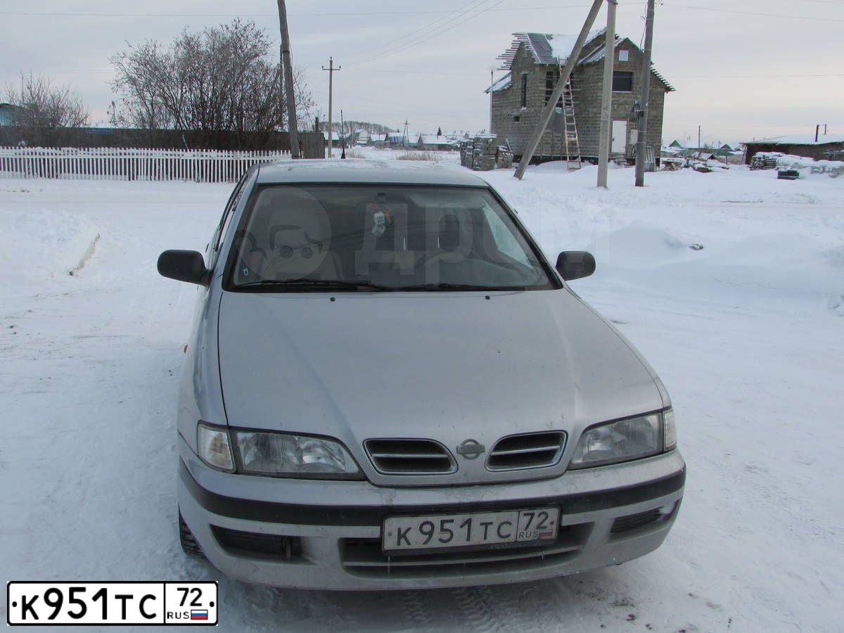 Фото автомобиля NISSAN PRIMERA, 1998 — госномер Х341ХЕ72. Цвет: СЕРЕБРИСТЫЙ