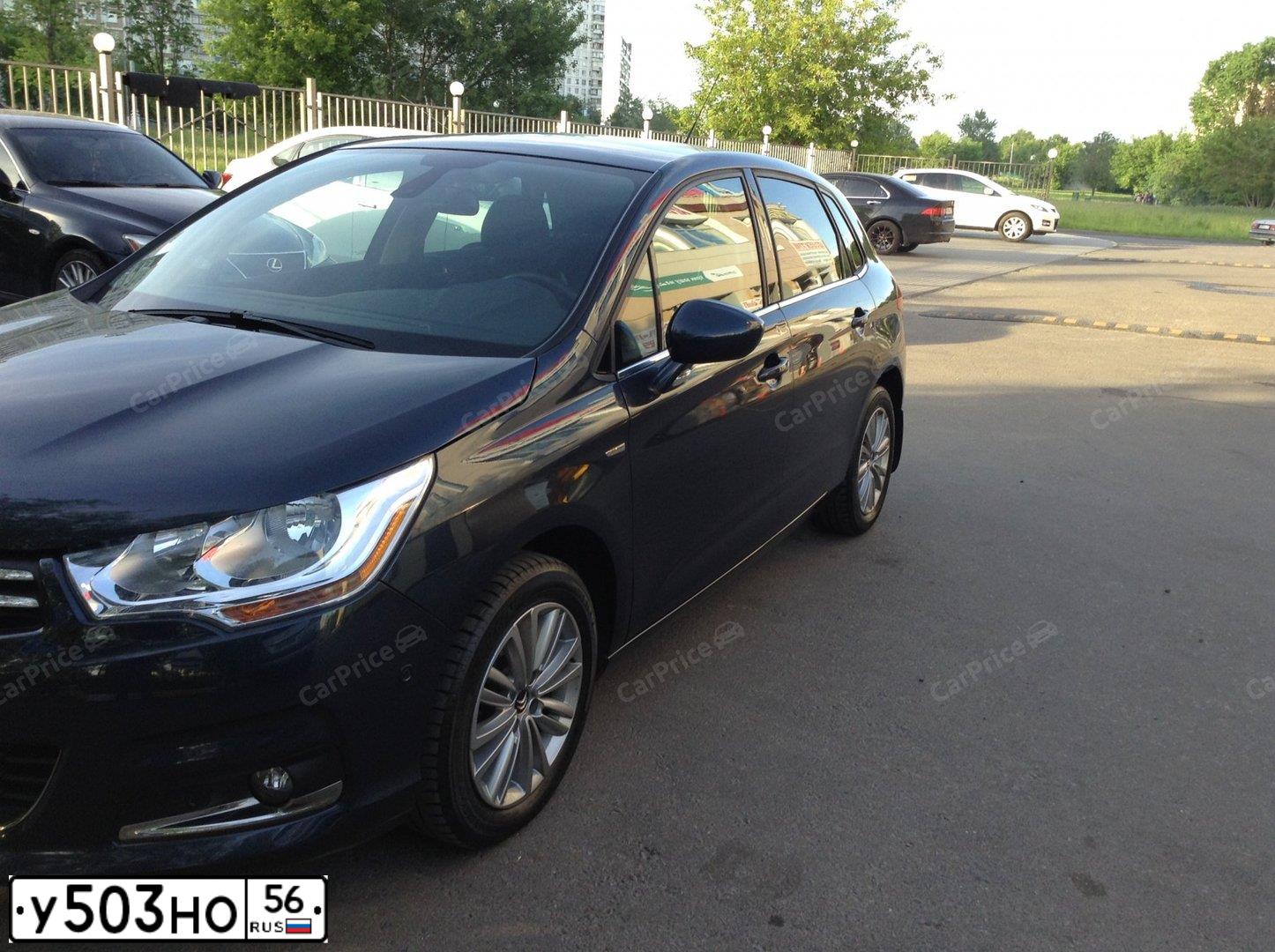 Фото автомобиля CITROEN C4, 2012 — госномер Е750ТТ156. Цвет: Красный