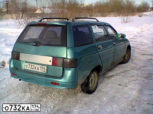 Фото автомобиля LADA 2111, 2000 — госномер О732КА174. Цвет: ЗЕЛЕНЫЙ