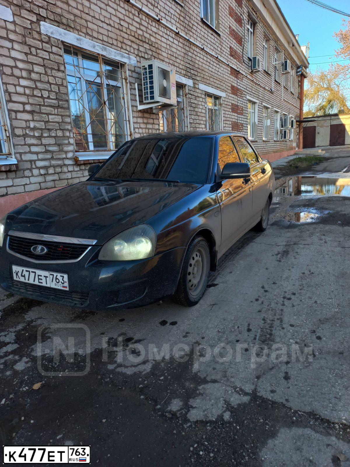 Фото автомобиля LADA 2170 PRIORA, 2008 — госномер С074РО163. Цвет: ГРАФИТОВЫЙ МЕТАЛЛИК