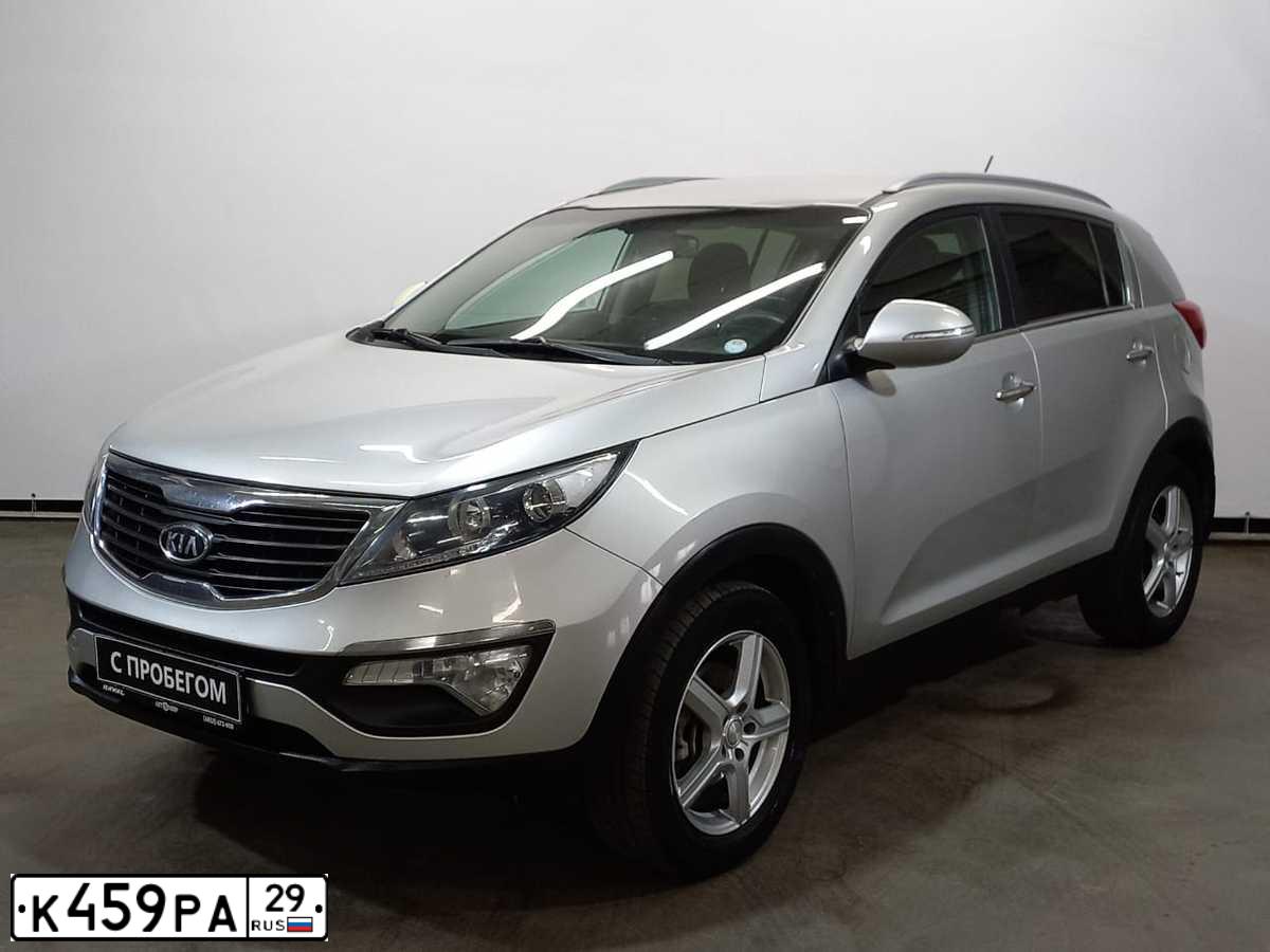 Фото автомобиля KIA SPORTAGE, 2012 — госномер А665АО83. Цвет: СЕРЕБРИСТЫЙ