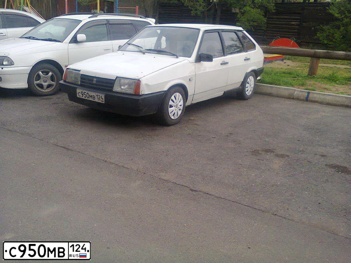 Фото автомобиля LADA 2109 SAMARA, 1999 — госномер Х843ЕС124. Цвет: БЕЛЫЙ