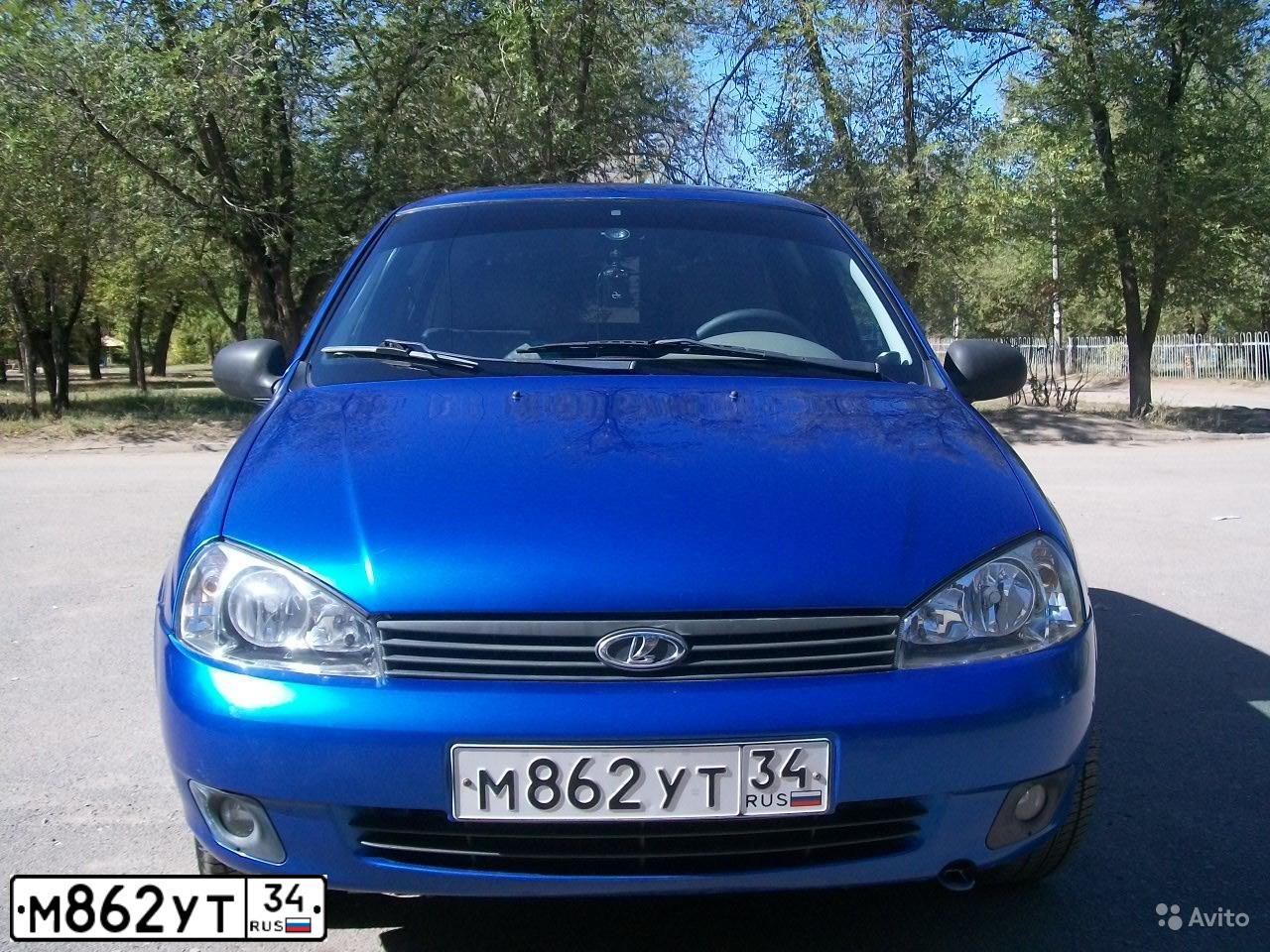 Фото автомобиля LADA KALINA, 2008 — госномер Т402МТ761. Цвет: ЯРКО-СИНИЙ