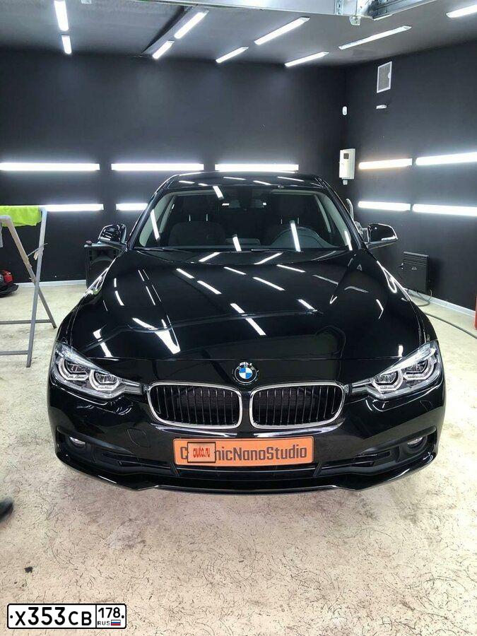 Фото автомобиля BMW 320I, 2017 — госномер Н614СХ73. Цвет: ЧЕРНЫЙ