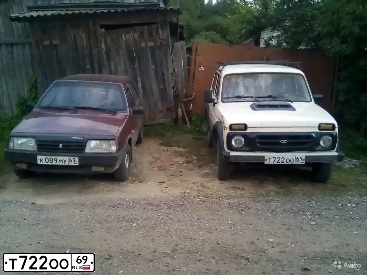 Фото автомобиля LADA 2121 NIVA, 1996 — госномер Т722ОО69. Цвет: САФАРИ
