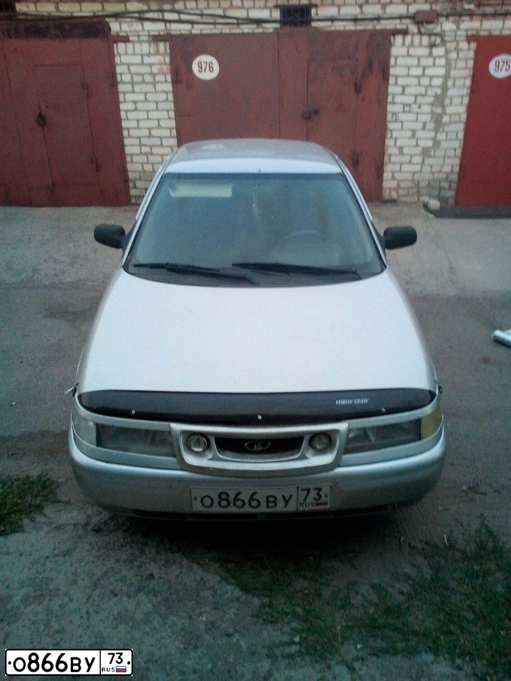 Фото автомобиля LADA 2112, 2004 — госномер С762МО73. Цвет: Светло-Серебристый металлик