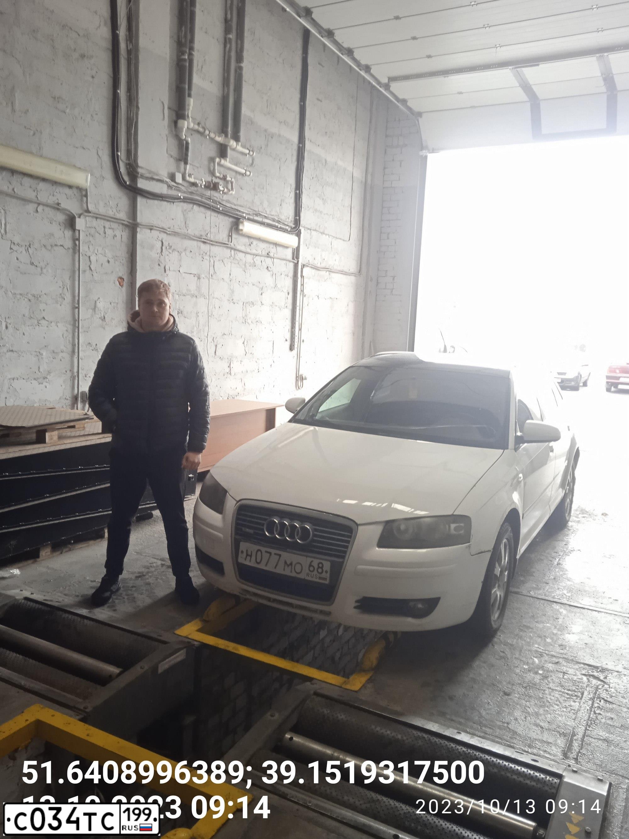 Фото автомобиля AUDI A3, 2007 — госномер Е563ММ136