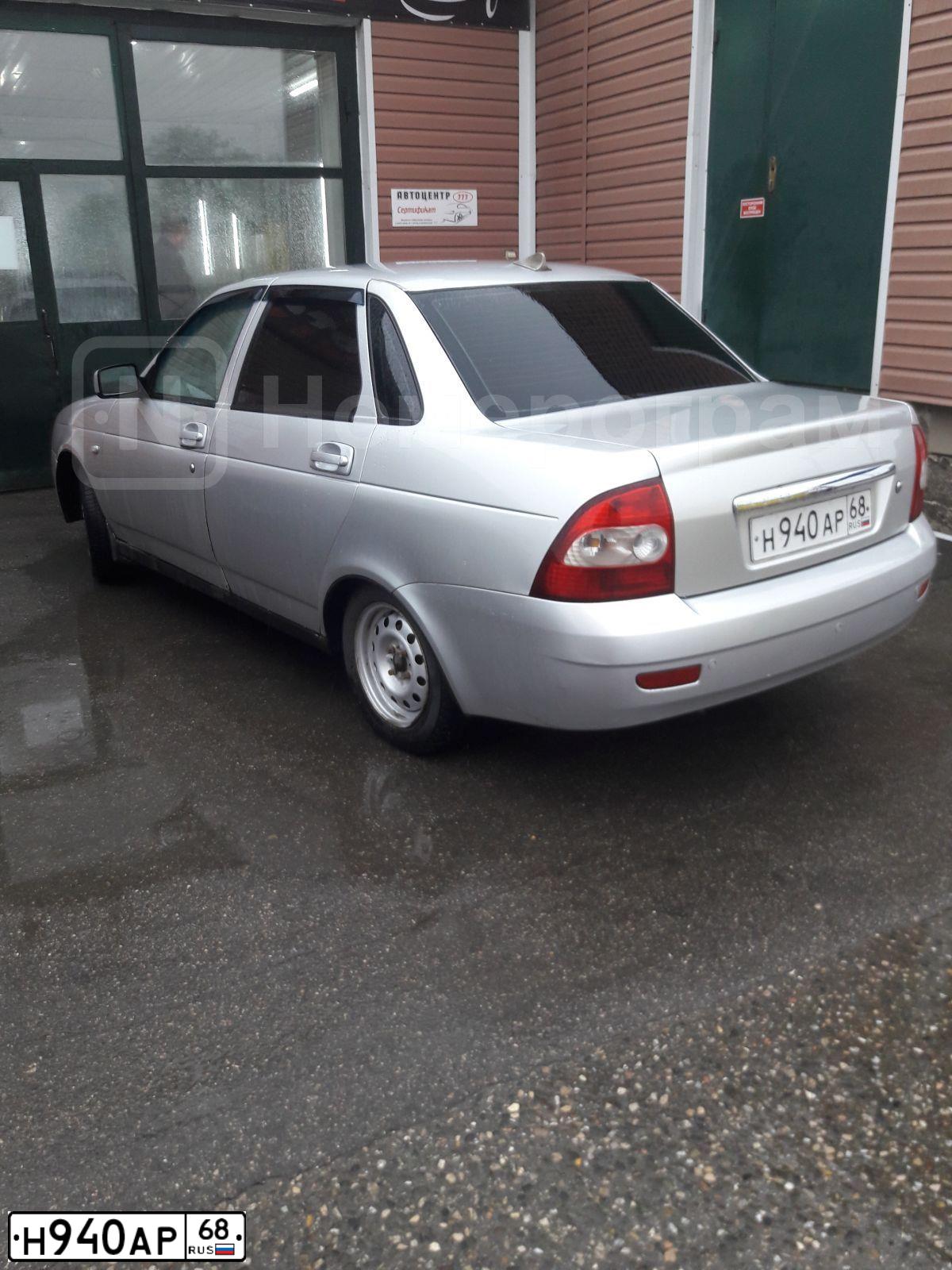 Фото автомобиля LADA PRIORA, 2008 — госномер Р502ЕК46. Цвет: Светло-Серебристый металлик