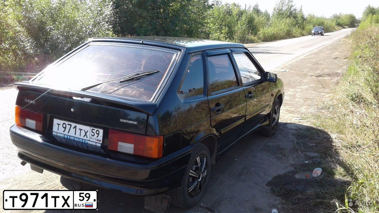 Фото автомобиля LADA 2114 SAMARA, 2011 — госномер Н751РР43. Цвет: Сине-Черный