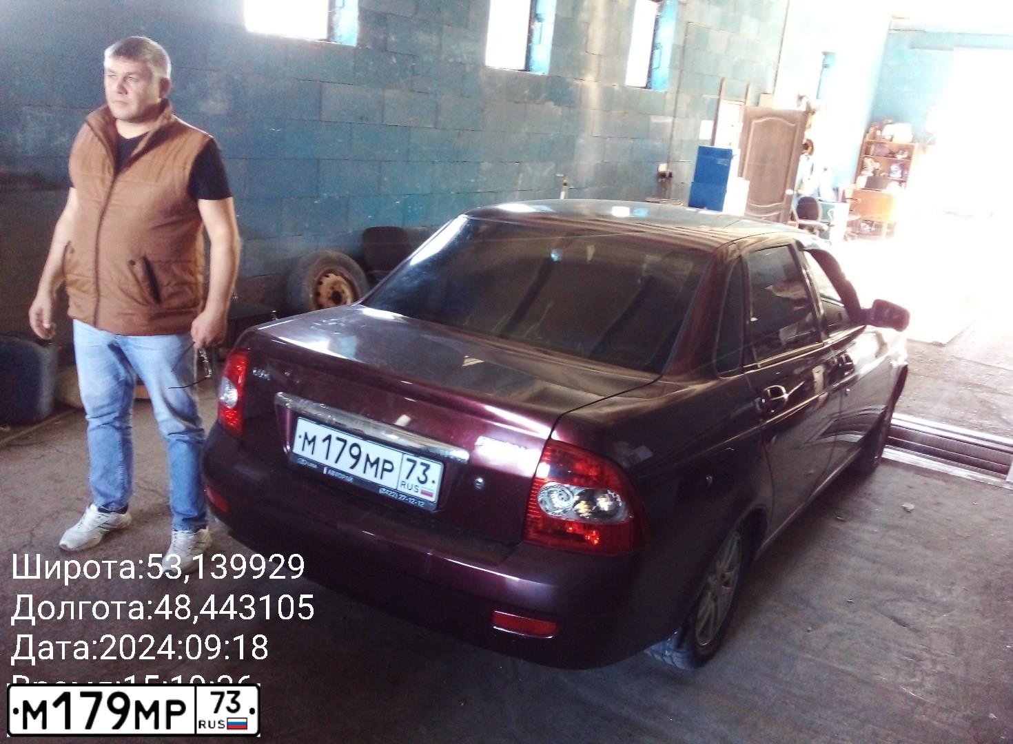 Фото автомобиля LADA 2170 PRIORA, 2011 — госномер М886ТЕ763