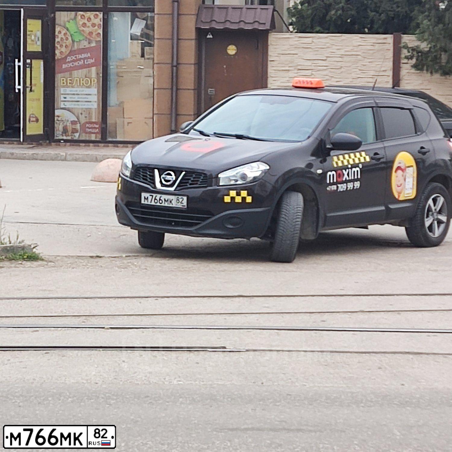 Фото автомобиля NISSAN QASHQAI, 2013 — госномер М766МК82. Цвет: ФИОЛЕТОВЫЙ