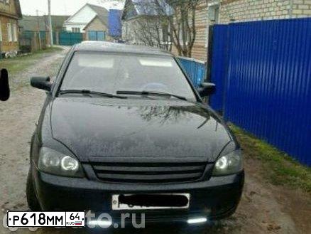 Фото автомобиля LADA 2172 PRIORA, 2009 — госномер Р618ММ64. Цвет: СИНЕ-ЧЕРНЫЙ