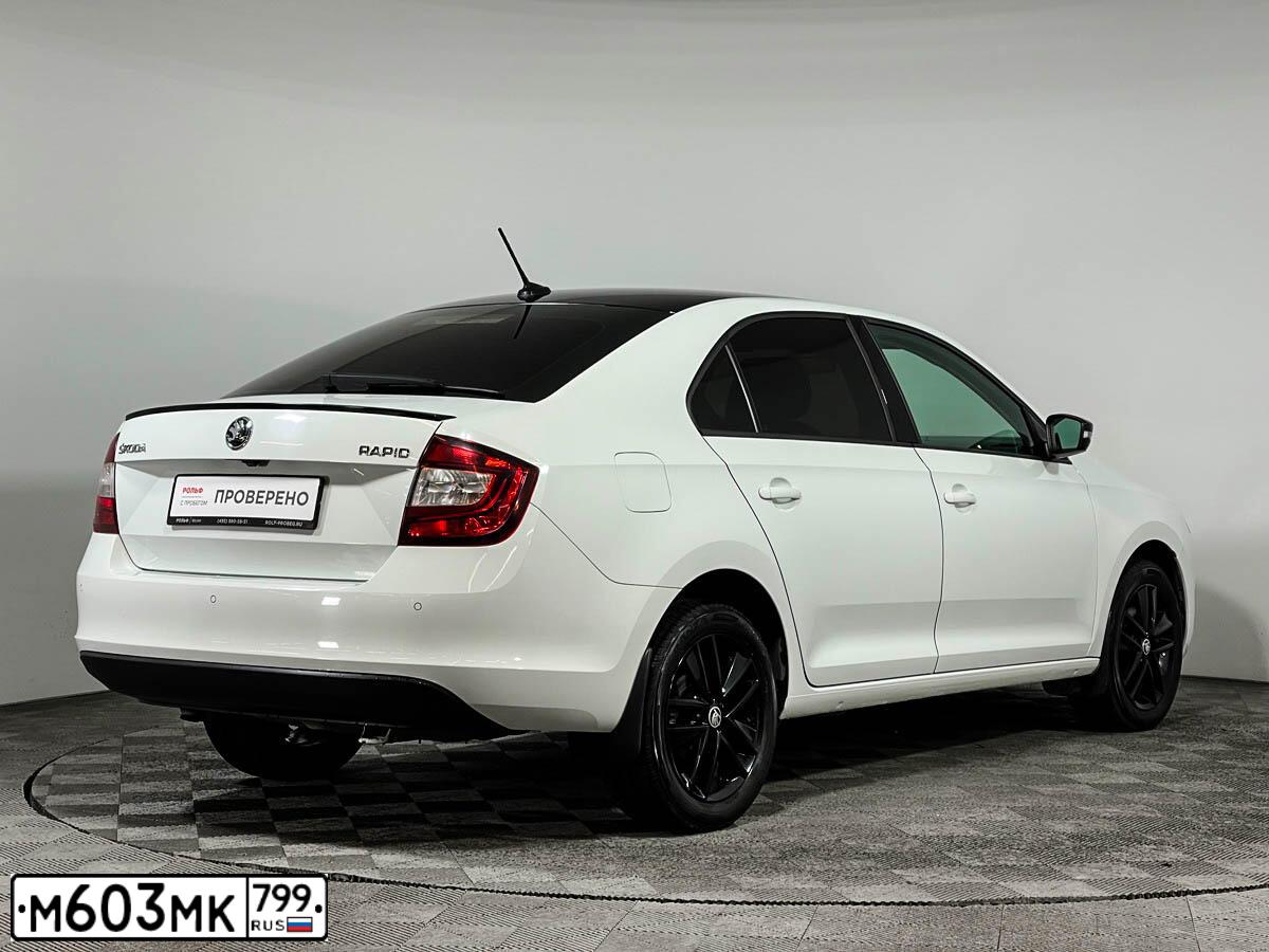 Фото автомобиля SKODA RAPID, 2018 — госномер К112УВ790
