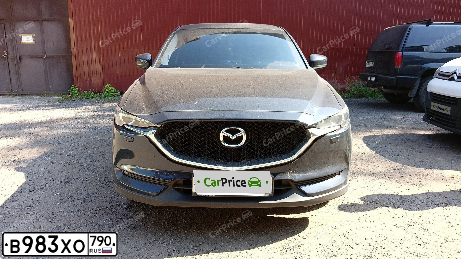 Фото автомобиля MAZDA CX-5, 2020 — госномер М423АЕ797. Цвет: синий