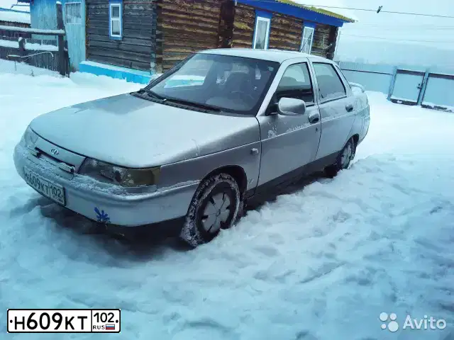 Фото автомобиля LADA 2110 LADA, 2002 — госномер В107АН102. Цвет: Светло-Серебристый металлик