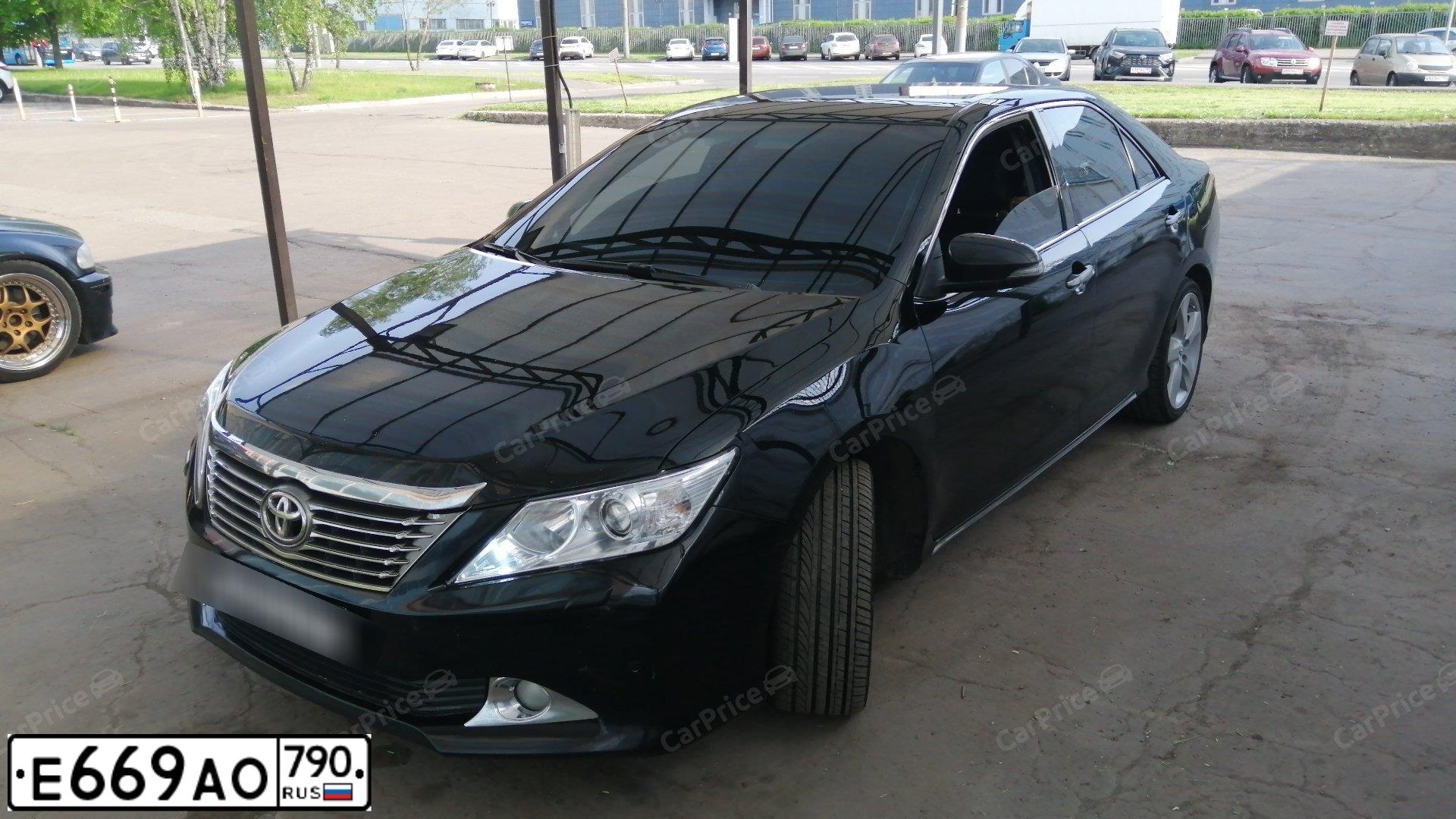 Фото автомобиля TOYOTA CAMRY, 2012 — госномер К776ОТ763