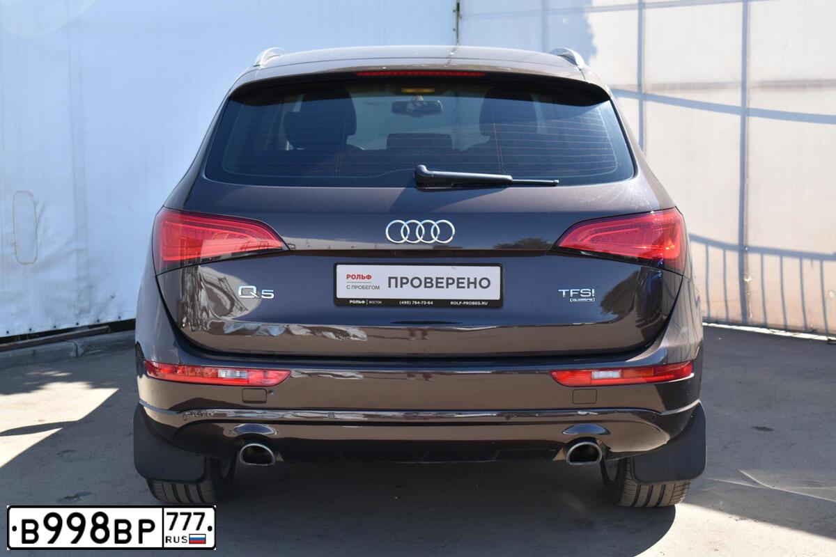 Фото автомобиля AUDI Q5, 2014 — госномер В999ВР777. Цвет: Коричневый