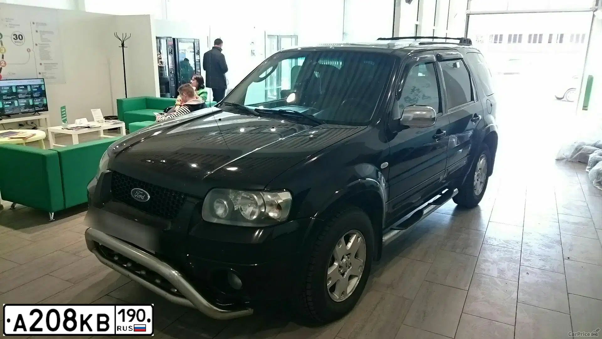 Фото автомобиля ФОРД МАВЕРИК, 2005 — госномер Х564НЕ196. Цвет: ЧЕРНЫЙ