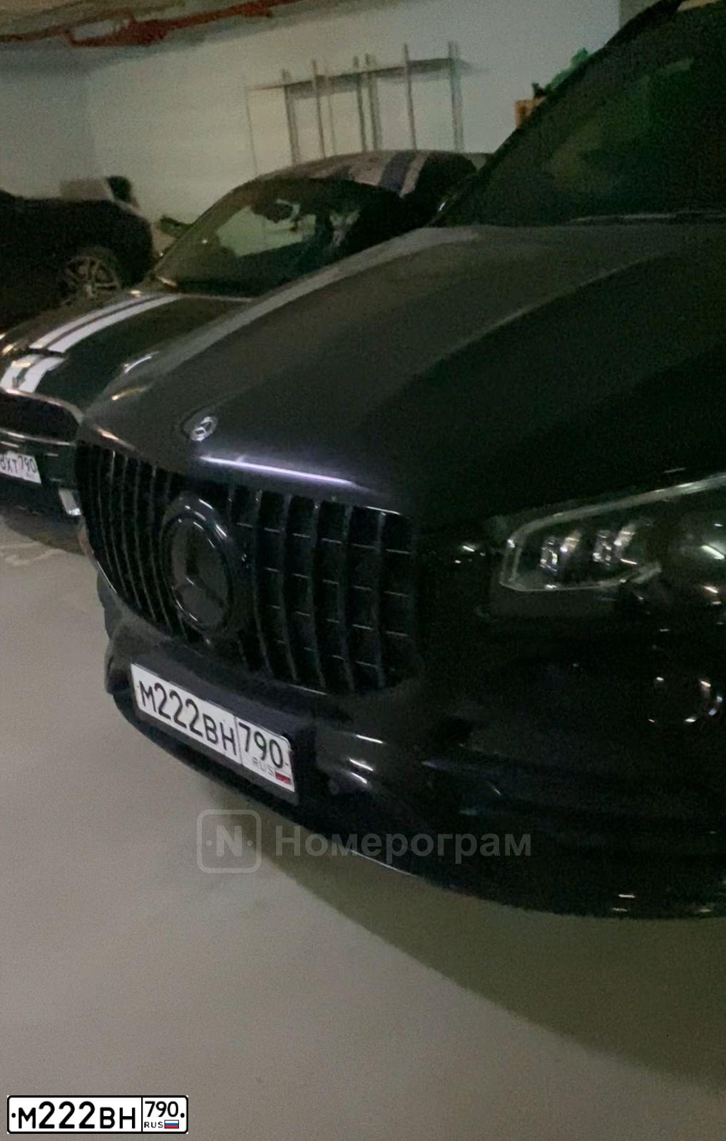 Фото автомобиля MERCEDES-BENZ GLS-CLASS GLS 400 D 4МАТIС, 2021 — госномер М222ВН790. Цвет: ЧЕРНЫЙ