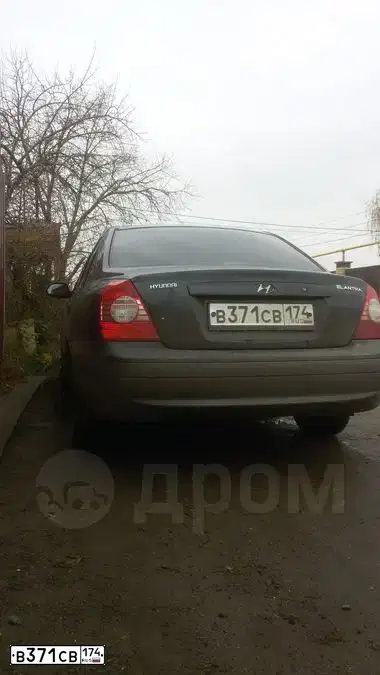 Фото автомобиля HYUNDAI ELANTRA, 2008 — госномер К378ЕУ774. Цвет: ЧЕРНЫЙ