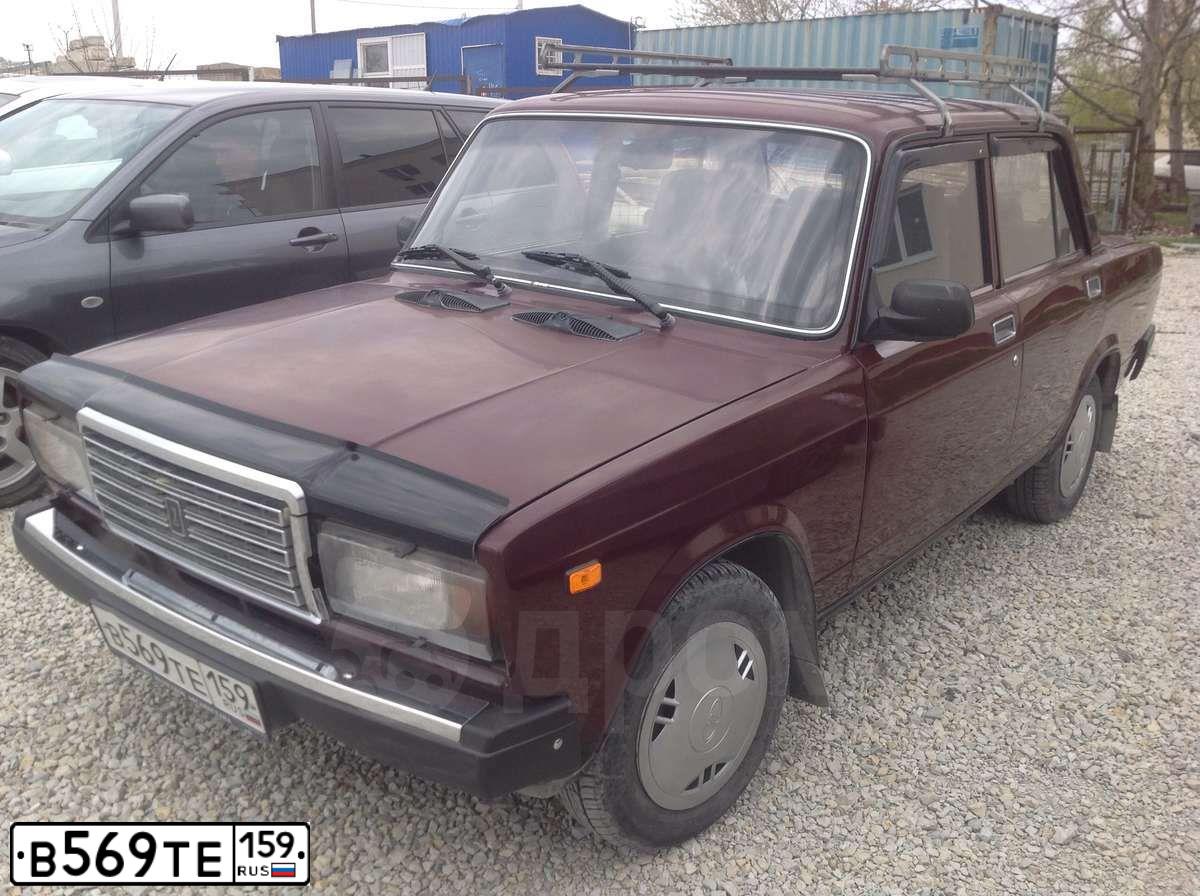 Фото автомобиля LADA 2107, 2006 — госномер В596ТЕ159. Цвет: ТЕМНО-ВИШНЕВЫЙ