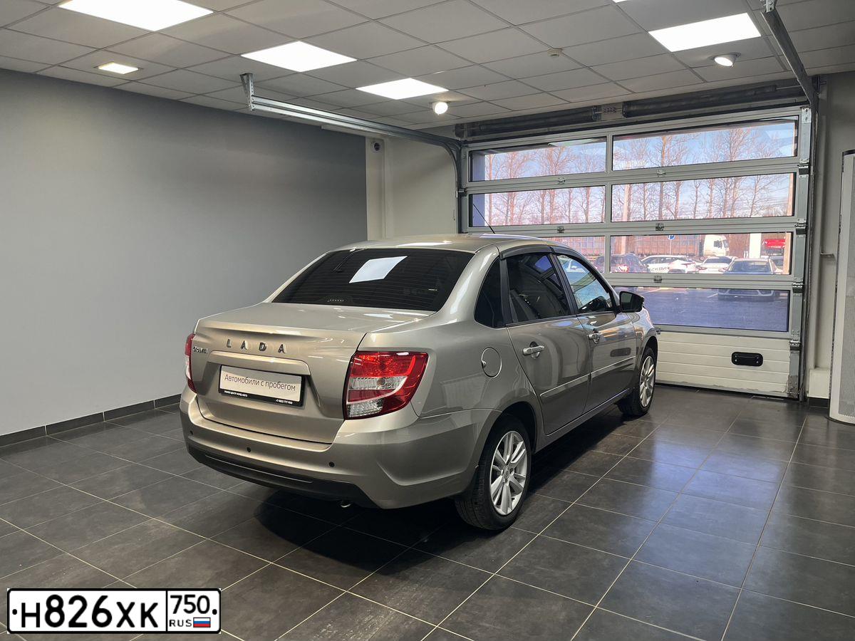 Фото автомобиля LADA GRANTA, 2019 — госномер Н810КЕ181. Цвет: СЕРЫЙ