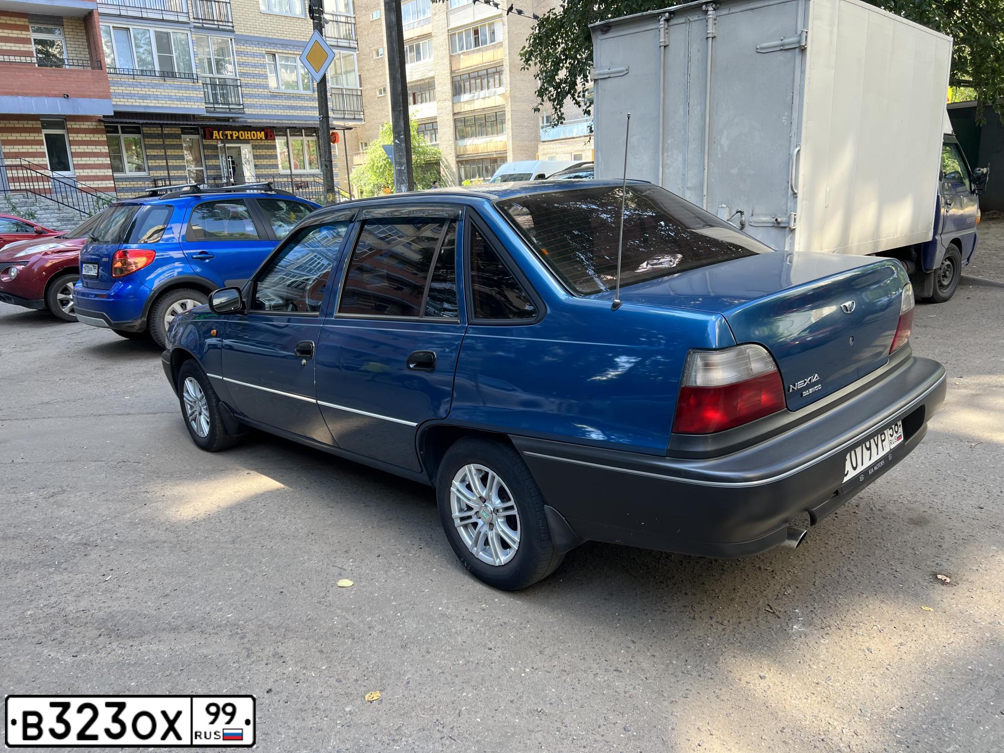 Фото автомобиля DAEWOO NEXIA, 2000 — госномер Х850ЕЕ152. Цвет: синий