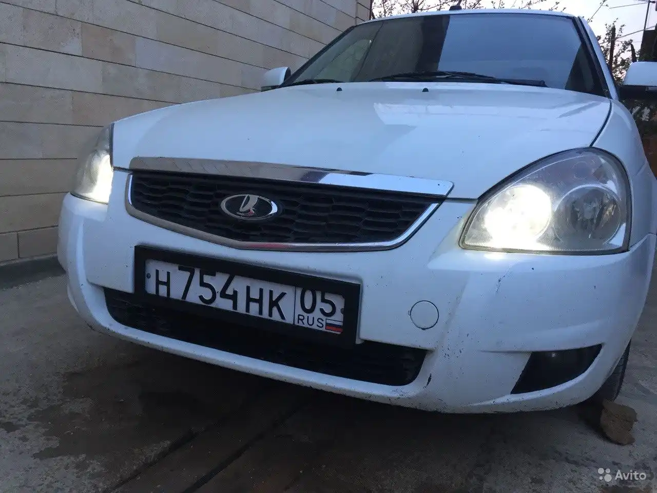 Фото автомобиля LADA 2170 PRIORA, 2013 — госномер С244ХА05. Цвет: Белый