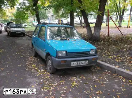 Фото автомобиля SEAZ OKA, 2001 — госномер Р163РА02. Цвет: ПИЦУНДА