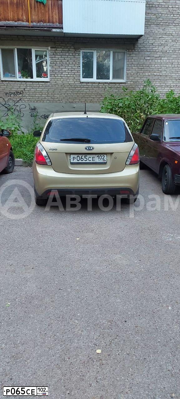 Фото автомобиля KIA RIO, 2011 — госномер А287НЕ197. Цвет: БЕЖЕВЫЙ