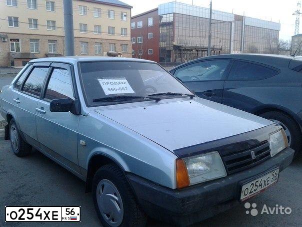 Фото автомобиля LADA 2109 SAMARA, 2001 — госномер О254ХЕ56. Цвет: серебристо-голубой