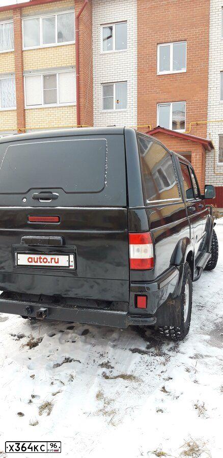 Фото автомобиля UAZ 2363 PICKUP, 2013 — госномер Х364КС96. Цвет: ЧЕРНЫЙ