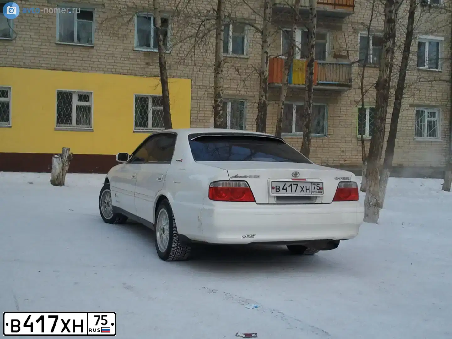 Фото автомобиля TOYOTA CHASER, 1998 — госномер В417ХН75